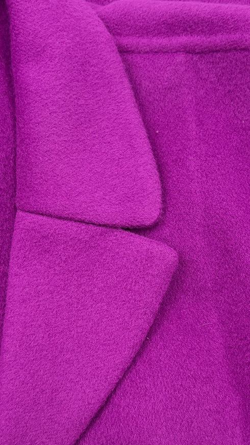 Cappotto sfiancato in angora