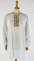 Blusa vintage con ricamo