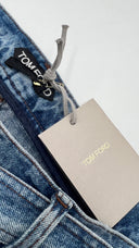 Shorts in jeans con cartellino Tom Ford