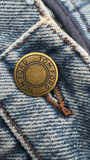 Shorts in jeans con cartellino Tom Ford