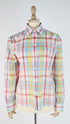 Camicia tartan lurex