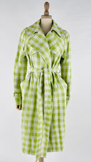 Trench vichy cotone e lino Tagliatore
