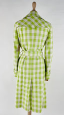 Trench vichy cotone e lino Tagliatore