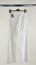 Pantalone in cotone bianco MM6 MAISON MARGIELA