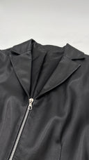Giacca lunga in pelle vintage VIOLA VALENTI