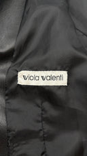 Giacca lunga in pelle vintage VIOLA VALENTI