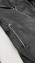 Giacca lunga in pelle vintage