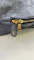 Borsa pelle metallizzata