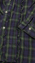 Camicia tartan con ruches