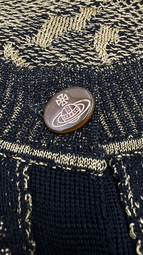 Cardigan dorato vintage