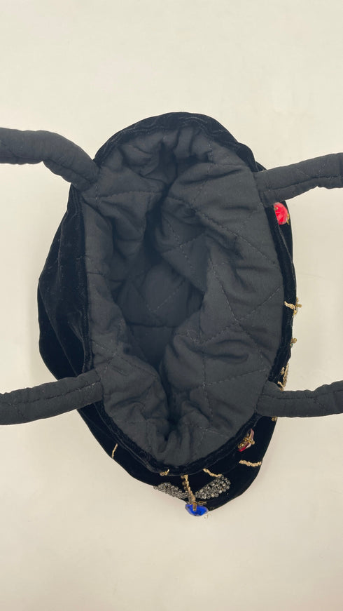 Borsa velluto e gemme