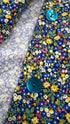 Blazer in velluto a fiori