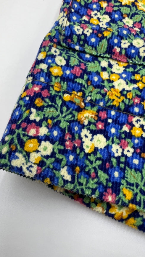 Blazer in velluto a fiori