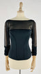 Maglia bustier mesh