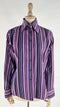 Camicia a righe in cotone
