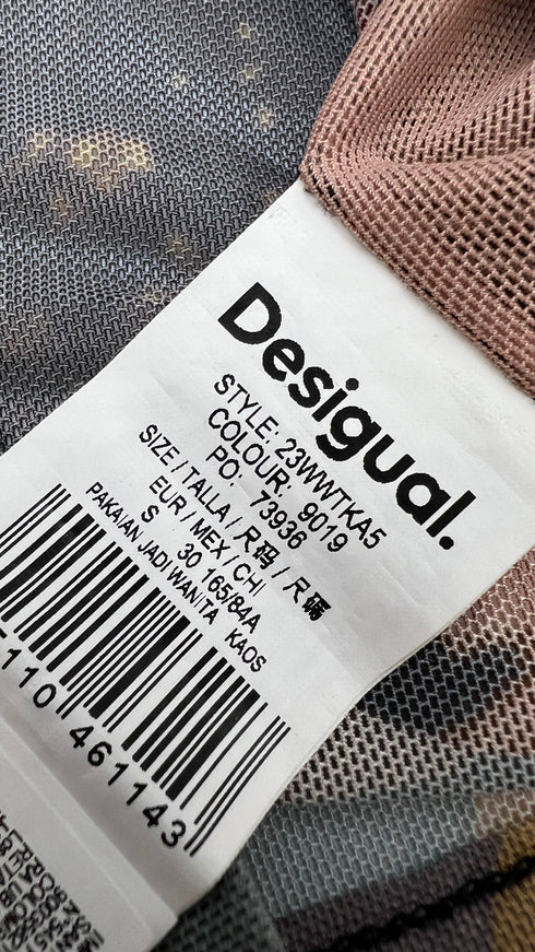 Longsleeve mesh girocollo