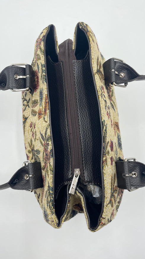 Borsa tessuto fiori