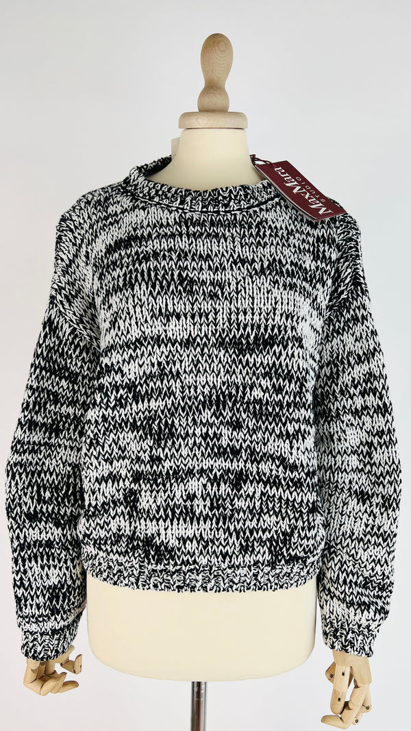 Maglione mélange con cartellino