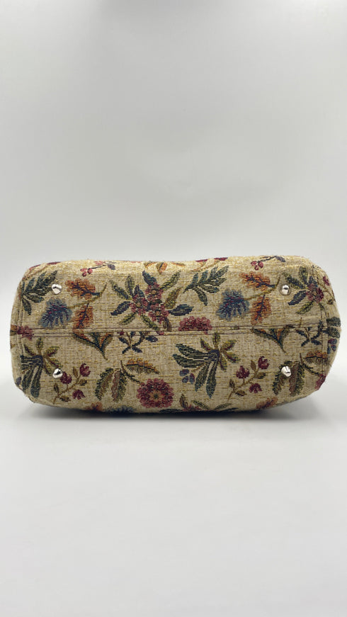 Borsa tessuto fiori