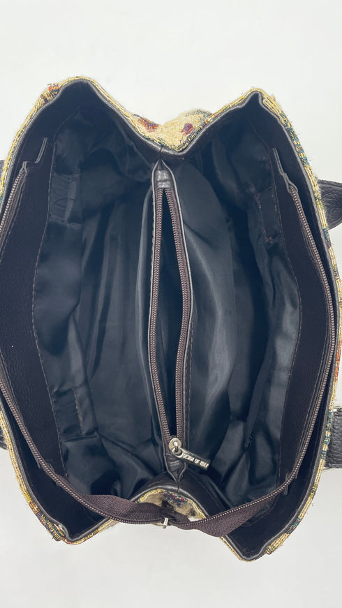 Borsa tessuto fiori