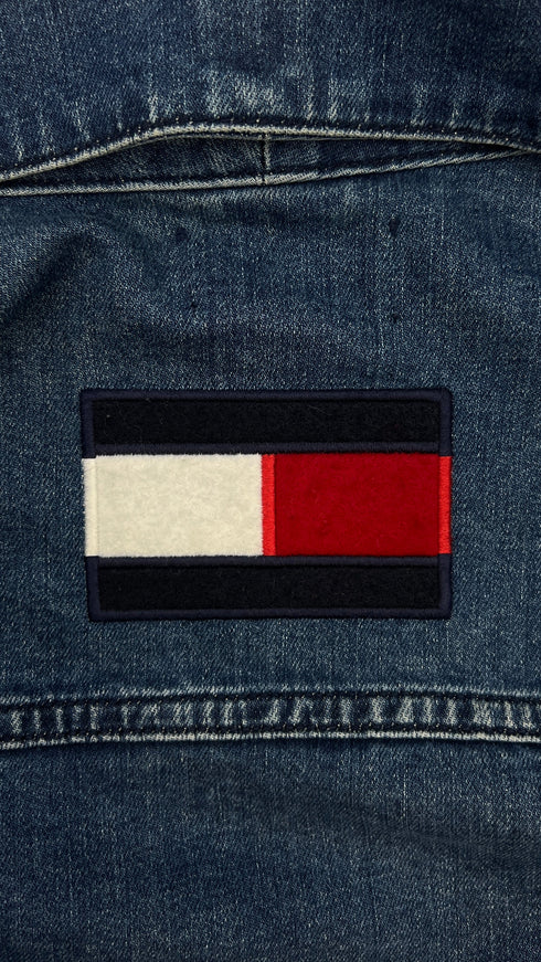 Giacca denim cotone
