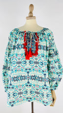 Blusa in cotone stampato Ambre Babzoe