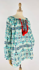 Blusa in cotone stampato Ambre Babzoe