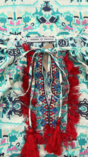 Blusa in cotone stampato Ambre Babzoe