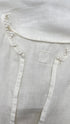 Blusa in lino bianco