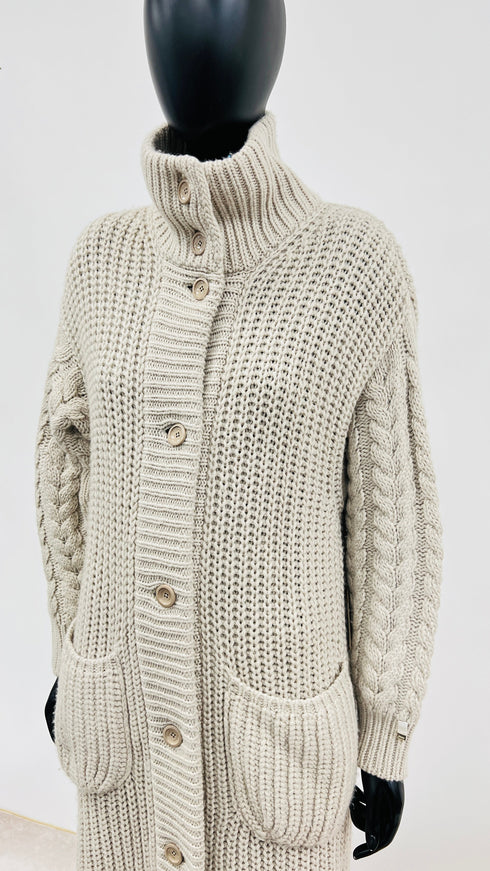 Cappotto oversized maglia