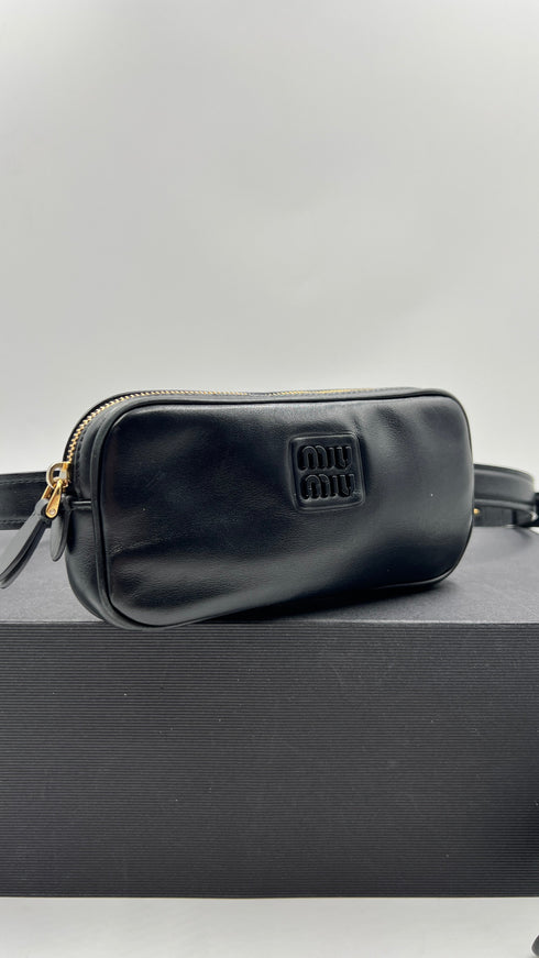 Mini clutch in pelle