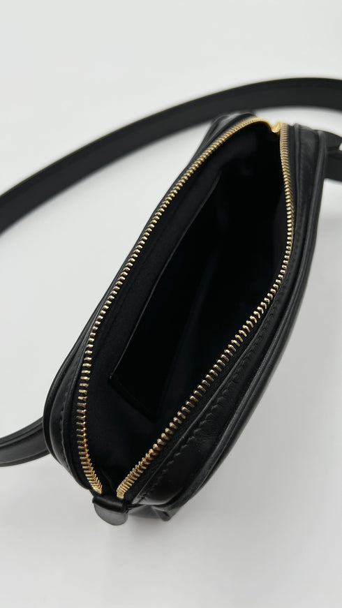 Mini clutch in pelle