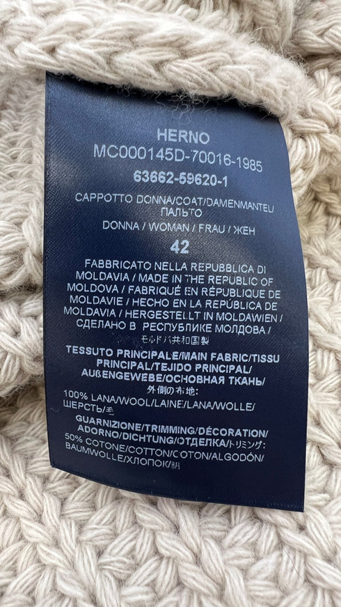 Cappotto oversized maglia