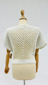 Top in maglia traforato