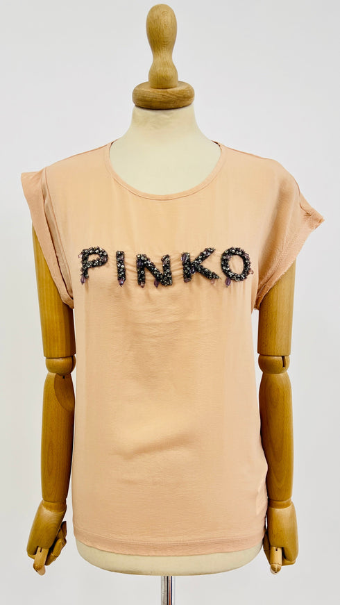 T-shirt logo perline
