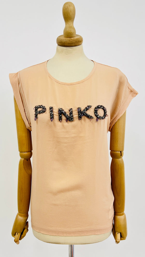 T-shirt logo perline
