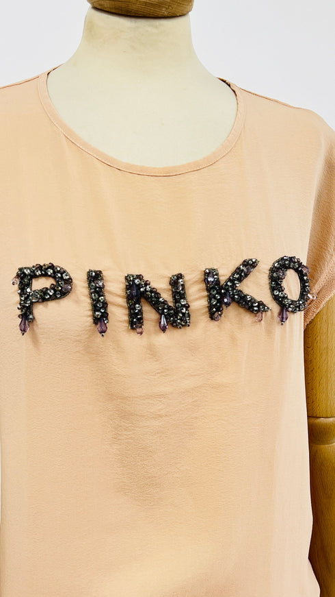 T-shirt logo perline