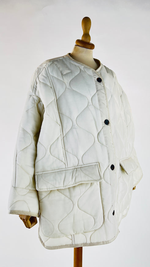 Piumino oversized "Teddy Quilted Jacket"