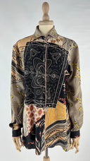Camicia lunga in seta stampata ETRO