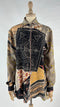 Camicia lunga in seta stampata