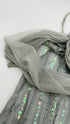 Abito midi tulle e paillettes