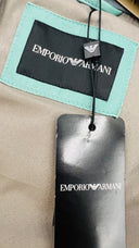 Giacca in pelle con cartellino Emporio Armani