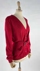 Cardigan cotone e seta Moschino
