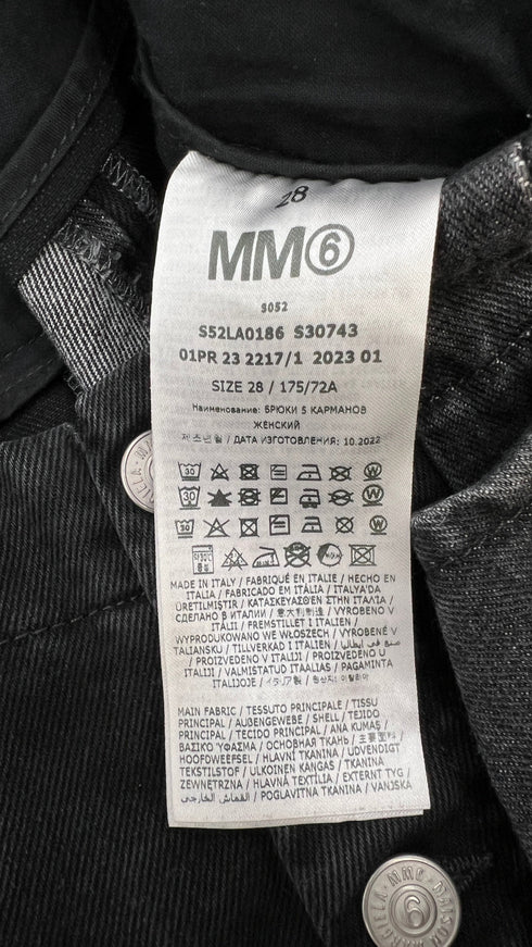 Pantaloni patchwork righe