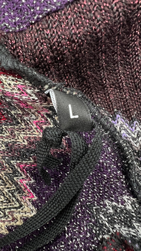 Cardigan lungo con cartellino