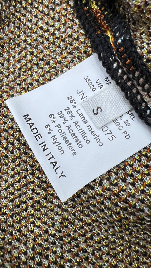 Cardigan corto lurex