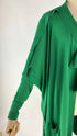 Cardigan aperto lungo verde