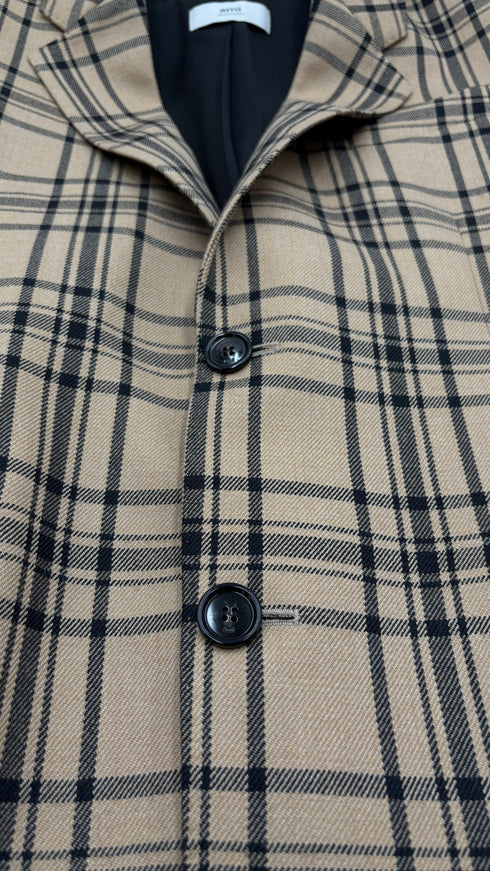 Blazer lungo check
