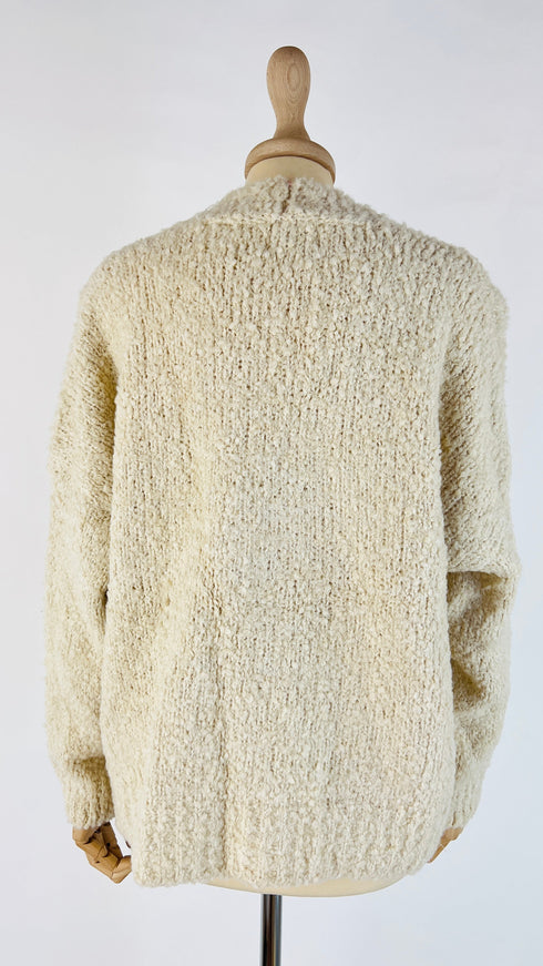Cardigan corto bouclé
