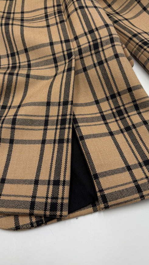 Blazer lungo check